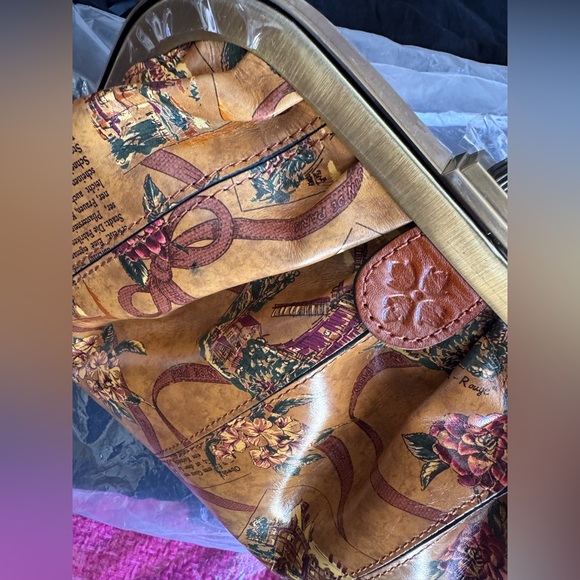 🎉LAST CHANCE🎉 PATRICIA NASH Leather Verbania Framed Crossbody - Picture 6 of 7